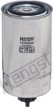 Hengst Filter H70WK09 - Топливный фильтр www.autospares.lv