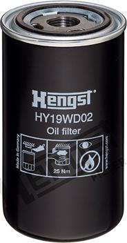 Hengst Filter HY19WD02 - Eļļas filtrs autospares.lv