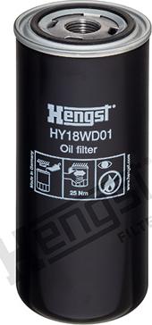 Hengst Filter HY18WD01 - Eļļas filtrs www.autospares.lv