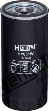 Hengst Filter HY831W - Filtrs, Hidropacēlāja sistēma www.autospares.lv