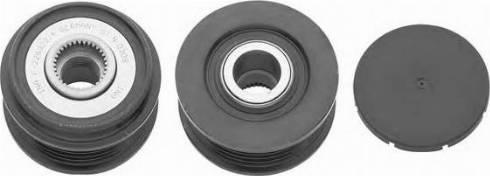 Hepu 12-0007 - Pulley, alternator, freewheel clutch www.autospares.lv