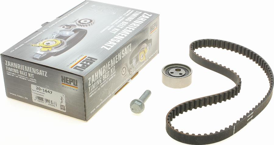 Hepu 20-1647 - Timing Belt Set www.autospares.lv