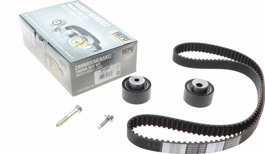 Hepu 20-1607 - Timing Belt Set www.autospares.lv