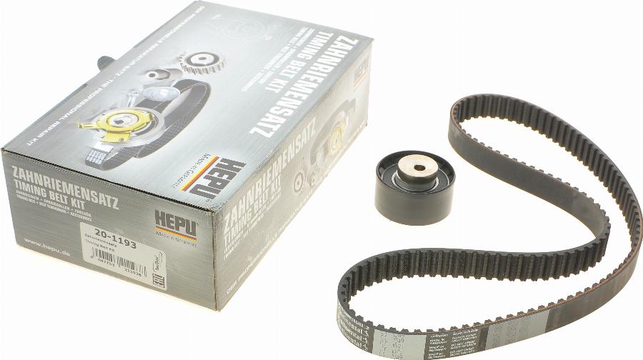 Hepu 20-1193 - Timing Belt Set www.autospares.lv