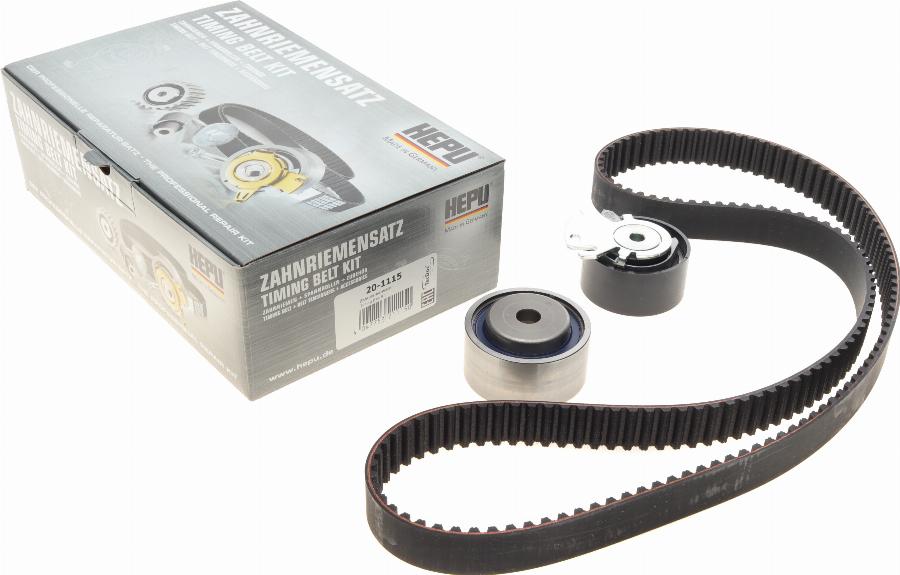 Hepu 20-1115 - Timing Belt Set www.autospares.lv