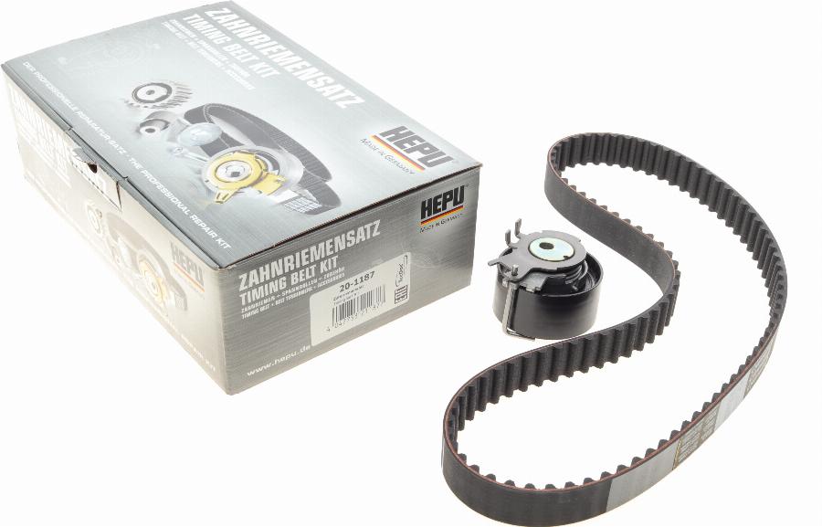 Hepu 20-1187 - Timing Belt Set www.autospares.lv