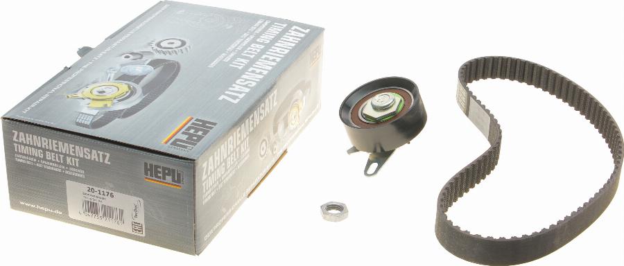 Hepu 20-1176 - Комплект зубчатого ремня ГРМ www.autospares.lv