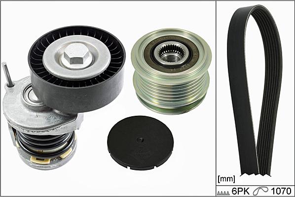 Hepu 20-1897 - Поликлиновый ременный комплект www.autospares.lv