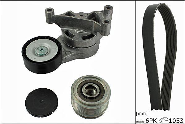 Hepu 20-1849 - Ķīļrievu siksnu komplekts www.autospares.lv