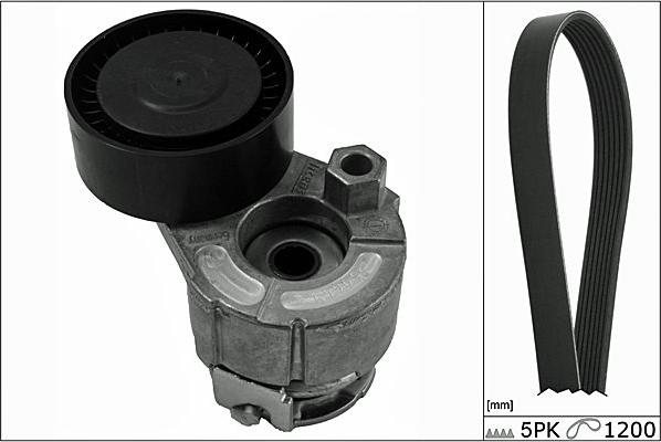 Hepu 20-1846 - Поликлиновый ременный комплект www.autospares.lv