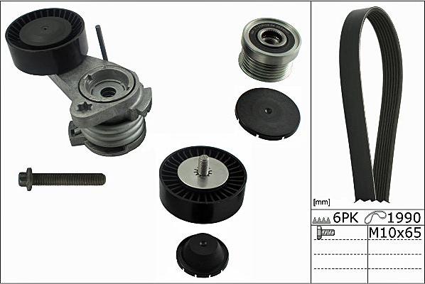 Hepu 20-1850 - Ķīļrievu siksnu komplekts www.autospares.lv