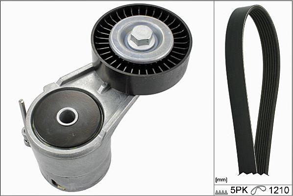 Hepu 20-1805 - Поликлиновый ременный комплект www.autospares.lv