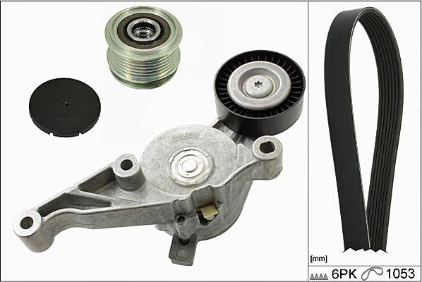 Hepu 20-1803 - Ķīļrievu siksnu komplekts www.autospares.lv