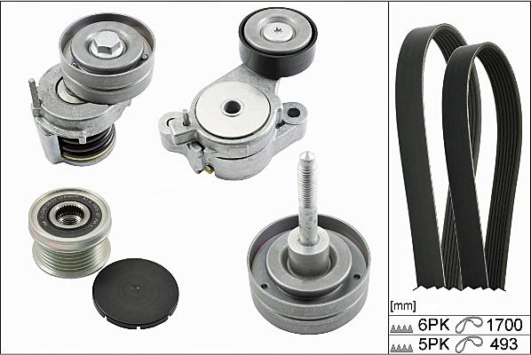 Hepu 20-1880 - Поликлиновый ременный комплект www.autospares.lv