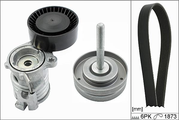 Hepu 20-1882 - Поликлиновый ременный комплект www.autospares.lv