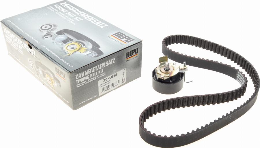 Hepu 20-1836 - Timing Belt Set www.autospares.lv