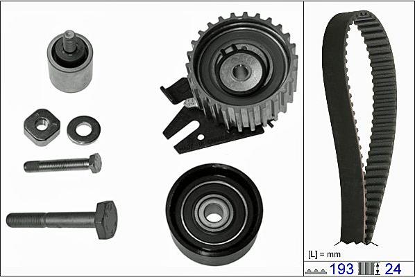 Hepu 20-1820 - Zobsiksnas komplekts autospares.lv