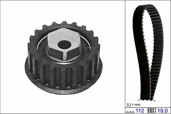 Hepu 20-1360 - Zobsiksnas komplekts www.autospares.lv