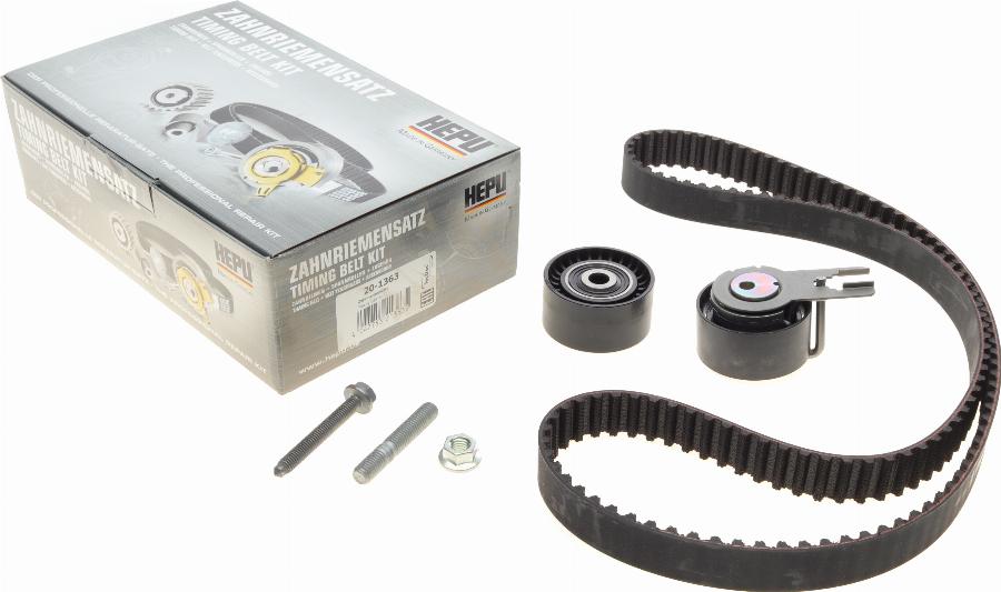 Hepu 20-1363 - Timing Belt Set www.autospares.lv