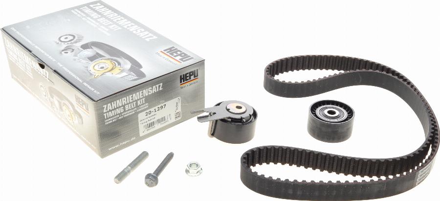 Hepu 20-1297 - Комплект зубчатого ремня ГРМ www.autospares.lv