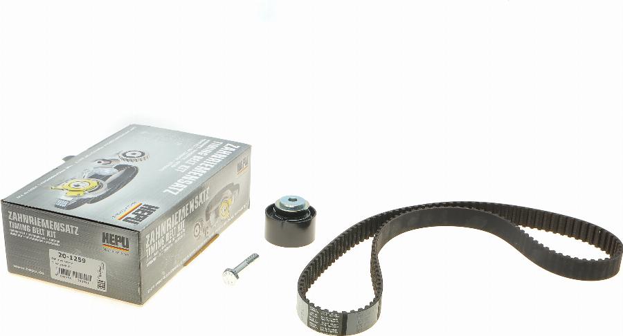 Hepu 20-1259 - Timing Belt Set www.autospares.lv