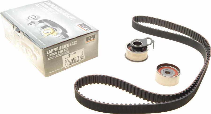 Hepu 20-1216 - Timing Belt Set www.autospares.lv