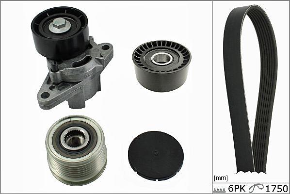 Hepu 20-1769 - Поликлиновый ременный комплект www.autospares.lv