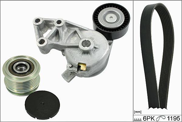 Hepu 20-1782 - Поликлиновый ременный комплект www.autospares.lv