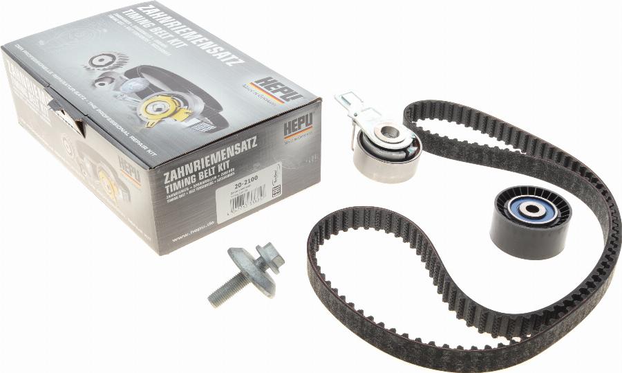 Hepu 20-2100 - Комплект зубчатого ремня ГРМ www.autospares.lv