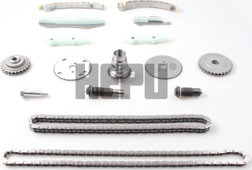 Hepu 21-0465 - Sadales vārpstas piedziņas ķēdes komplekts www.autospares.lv