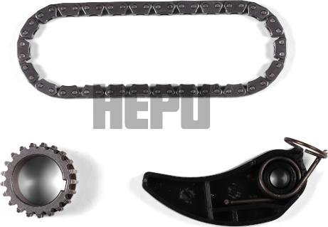 Hepu 21-0590 - Ķēdes komplekts, Eļļas sūkņa piedziņa www.autospares.lv