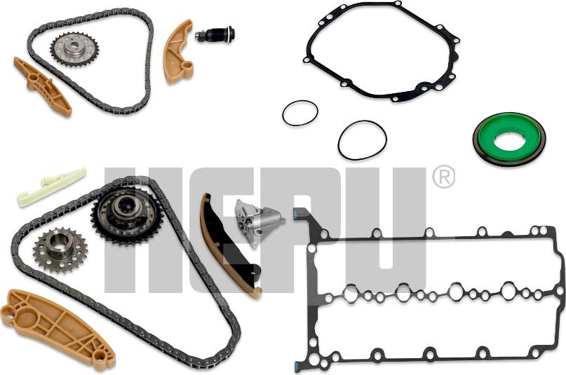 Hepu 21-0650 - Sadales vārpstas piedziņas ķēdes komplekts www.autospares.lv