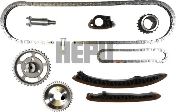 Hepu 21-0096 - Sadales vārpstas piedziņas ķēdes komplekts www.autospares.lv