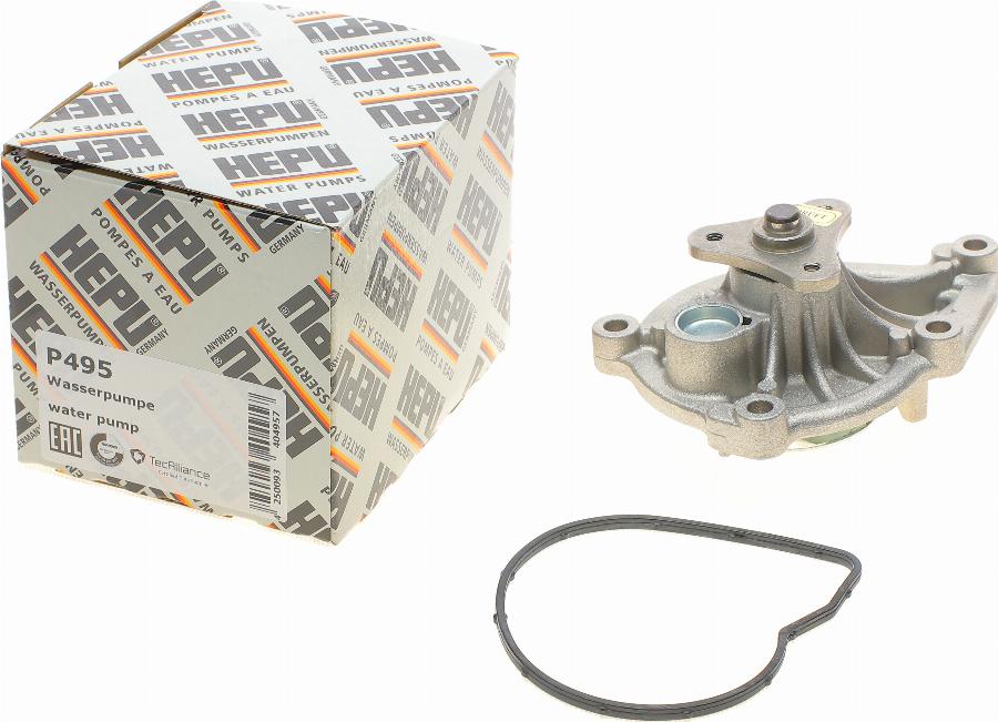 Hepu P495 - Water Pump www.autospares.lv