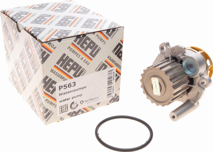 Hepu P563 - Water Pump www.autospares.lv