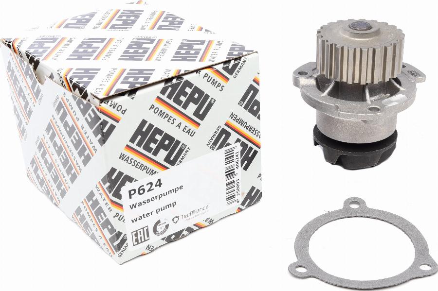 Hepu P624 - Водяной насос www.autospares.lv