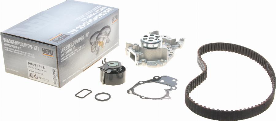 Hepu PK09540S - Water Pump & Timing Belt Set www.autospares.lv