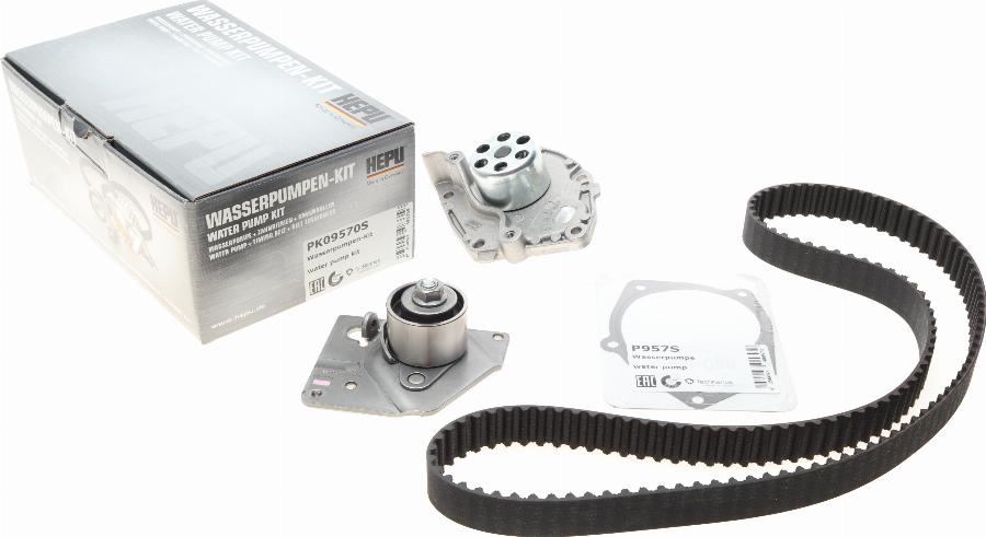 Hepu PK09570S - Water Pump & Timing Belt Set www.autospares.lv