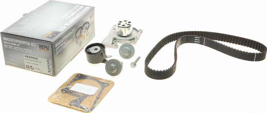 Hepu PK09650 - Ūdenssūknis + Zobsiksnas komplekts www.autospares.lv