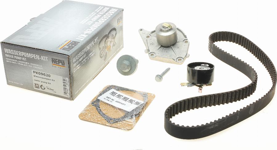 Hepu PK09620 - Water Pump & Timing Belt Set www.autospares.lv