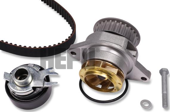 Hepu PK05403 - Водяной насос + комплект зубчатого ремня ГРМ www.autospares.lv