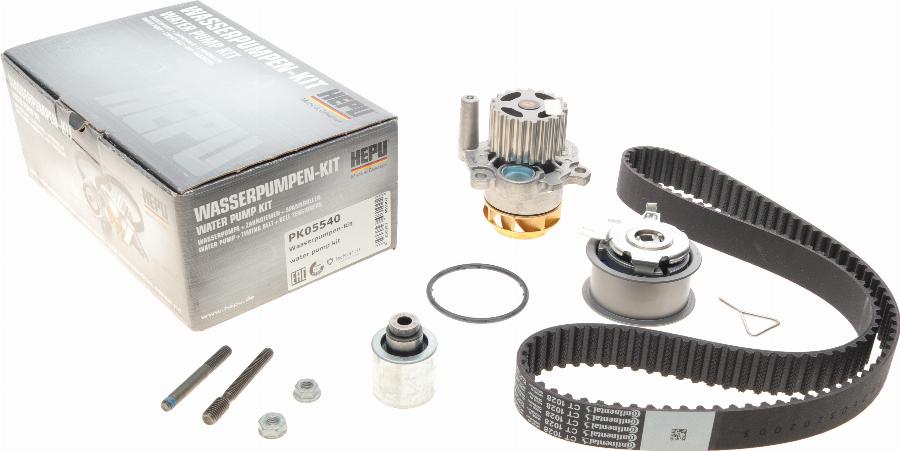 Hepu PK05540 - Water Pump & Timing Belt Set www.autospares.lv