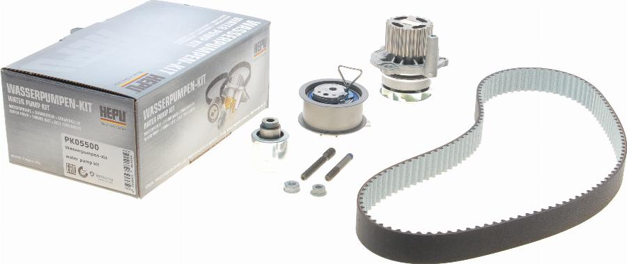 Hepu PK05500 - Water Pump & Timing Belt Set www.autospares.lv