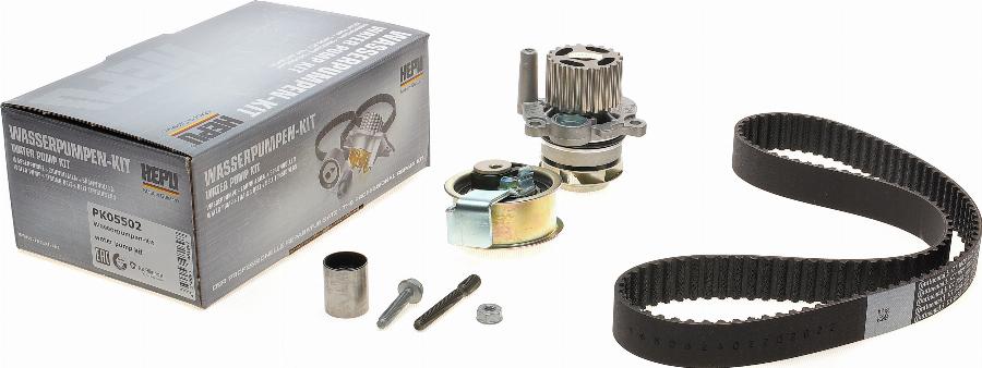 Hepu PK05502 - Water Pump & Timing Belt Set www.autospares.lv