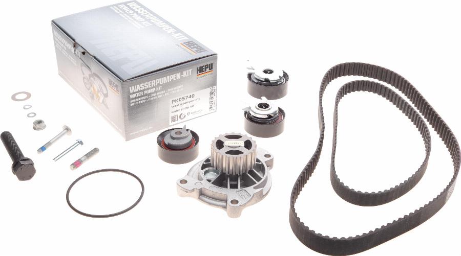 Hepu PK05740 - Water Pump & Timing Belt Set www.autospares.lv