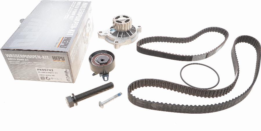 Hepu PK05742 - Water Pump & Timing Belt Set www.autospares.lv