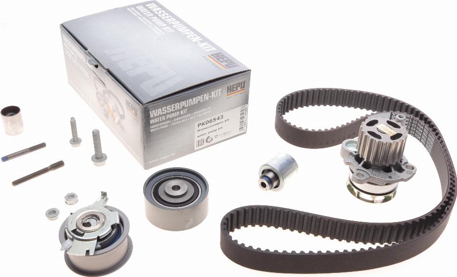 Hepu PK06543 - Water Pump & Timing Belt Set www.autospares.lv