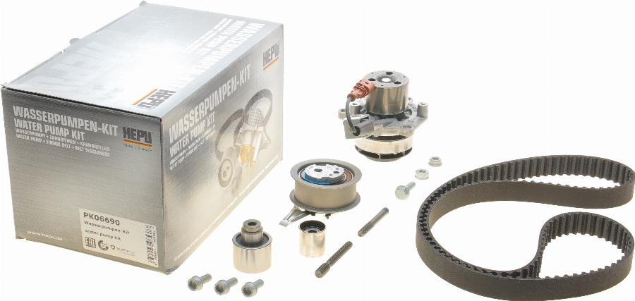 Hepu PK06690 - Water Pump & Timing Belt Set www.autospares.lv