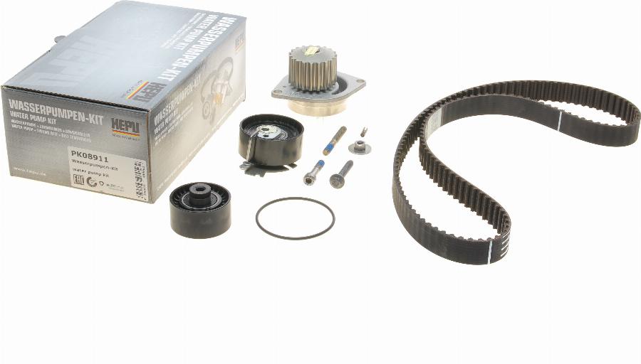 Hepu PK08911 - Water Pump & Timing Belt Set www.autospares.lv