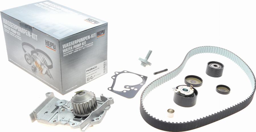 Hepu PK08420 - Water Pump & Timing Belt Set www.autospares.lv